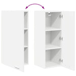 Versatile Hanging Cabinet Riga White Engineered Wood - Durable