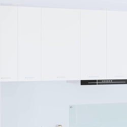 Compact Hanging Cabinet Riga White Engineered Wood - Space-Saving