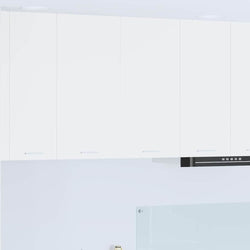 Contemporary Hanging Cabinet Riga White Engineered Wood - Sturdy