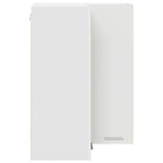 Functional Hanging Cabinet Riga White Engineered Wood - High