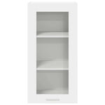 Elegant Hanging Cabinet with Shelf Riga 2 pcs White - Soft