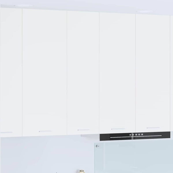  Elegant Hanging Cabinet Riga White Engineered Wood - Space-Saving