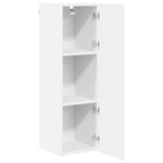 Elegant Hanging Cabinet Riga White Engineered Wood - Space-Saving