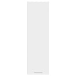 Elegant Hanging Cabinet Riga White Engineered Wood - Space-Saving