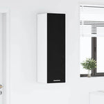 Functional Hanging Cabinet Riga Black Oak Engineered Wood - Home