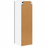 Functional Hanging Cabinet Riga Black Oak Engineered Wood - Home