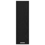 Functional Hanging Cabinet Riga Black Oak Engineered Wood - Home