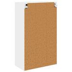 Functional Hanging Cabinet Riga White Engineered Wood - Durable