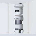 Functional Hanging Cabinet Riga White Engineered Wood