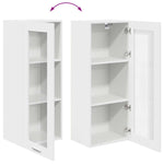 Hanging Cabinet Riga White Engineered Wood - Premium Comfort