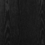 Functional Hanging Cabinet Riga Black Oak Engineered Wood - High