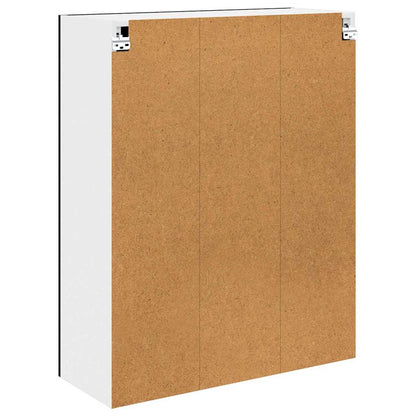 Compact Hanging Cabinet Riga Black Oak Engineered Wood - Durable