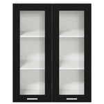 Hanging Cabinet Riga Black Oak Engineered Wood - Durable