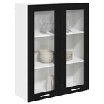 Hanging Cabinet Riga Black Oak Engineered Wood - Durable
