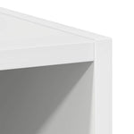 Elegant Hanging Cabinet Riga White Engineered Wood - Sleek Modern