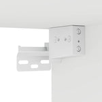 Elegant Hanging Cabinet Riga White Engineered Wood - Sleek Modern