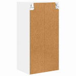 Elegant Hanging Cabinet Riga White Engineered Wood - Sleek Modern