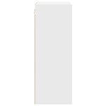Elegant Hanging Cabinet Riga White Engineered Wood - Sleek Modern