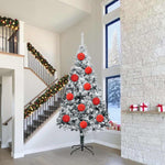 Classic Christmas Bauble Set 3 pcs Red - Home Dacor Essential