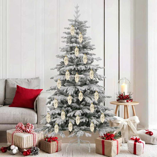 Elegant Christmas Pine Cone Ball 40 pcs Gold - Durable Construction