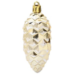 Elegant Christmas Pine Cone Ball 40 pcs Gold - Durable Construction