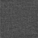 Dark Grey King Bed Frame Upholstered Headboard Solid Pine Wood Platform Bed