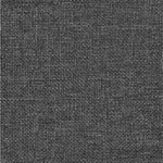 Queen Size Bed Frame with Upholstered Headboard and Slatted Base Dark Grey
