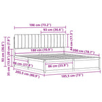 Dark Grey Bed Frame Upholstered Headboard Solid Pine Wood Platform King Size