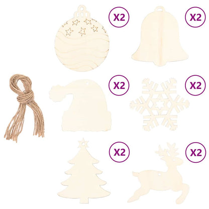 Classic Christmas Tree with 80 LEDs Natural 150cm Solid Ash wood - Soft