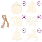 Classic Christmas Tree with 80 LEDs Natural 150cm Solid Ash wood - Soft