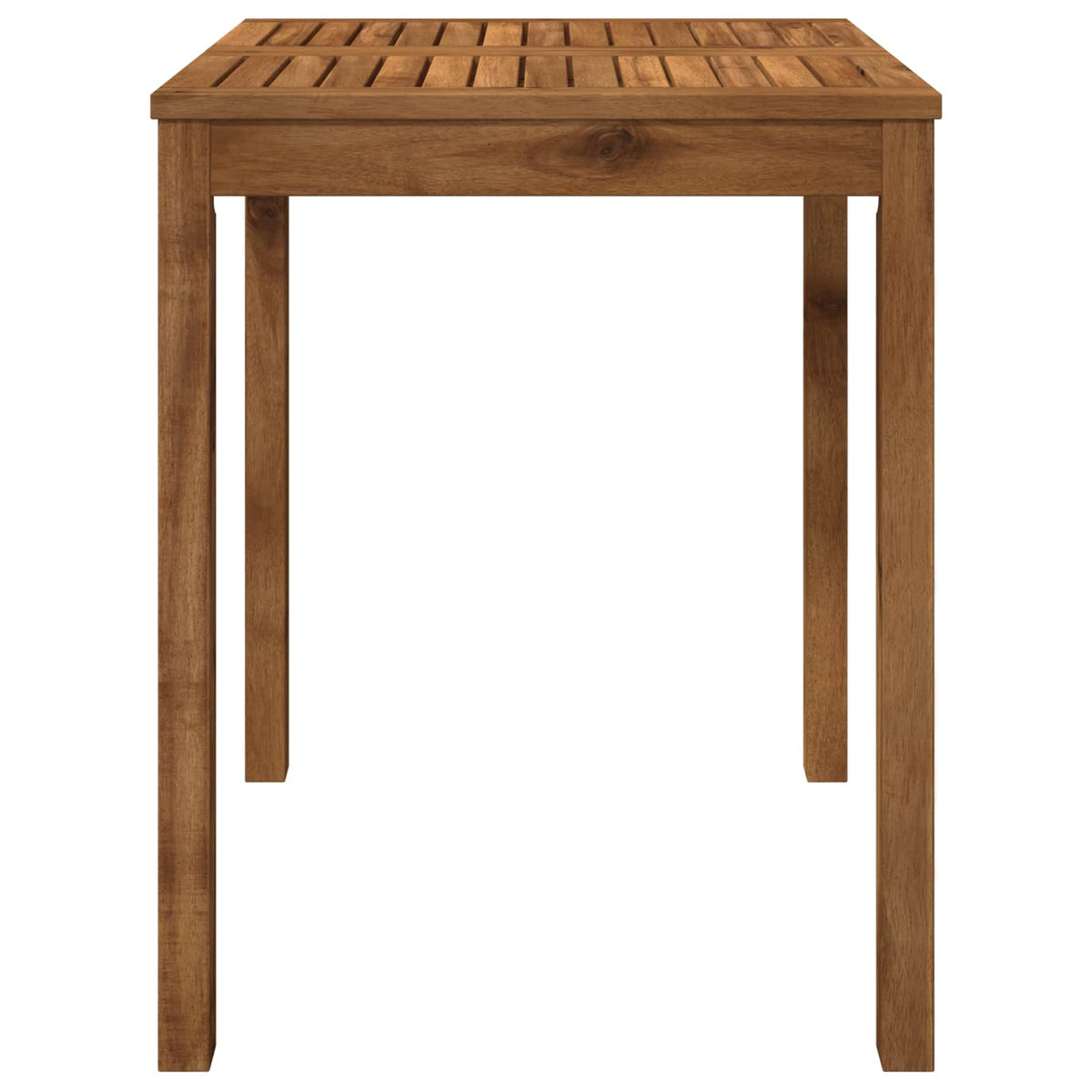 Outdoor Table Natural Wood 60x60.5x75cm