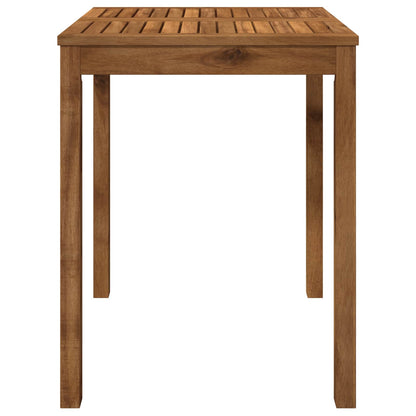 Outdoor Table Natural Wood 60x60.5x75cm