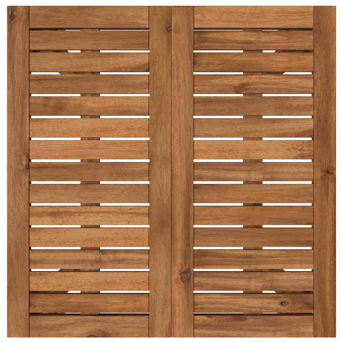 Outdoor Table Natural Wood 60x60.5x75cm