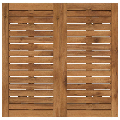 Outdoor Table Natural Wood 70x68.5x75cm