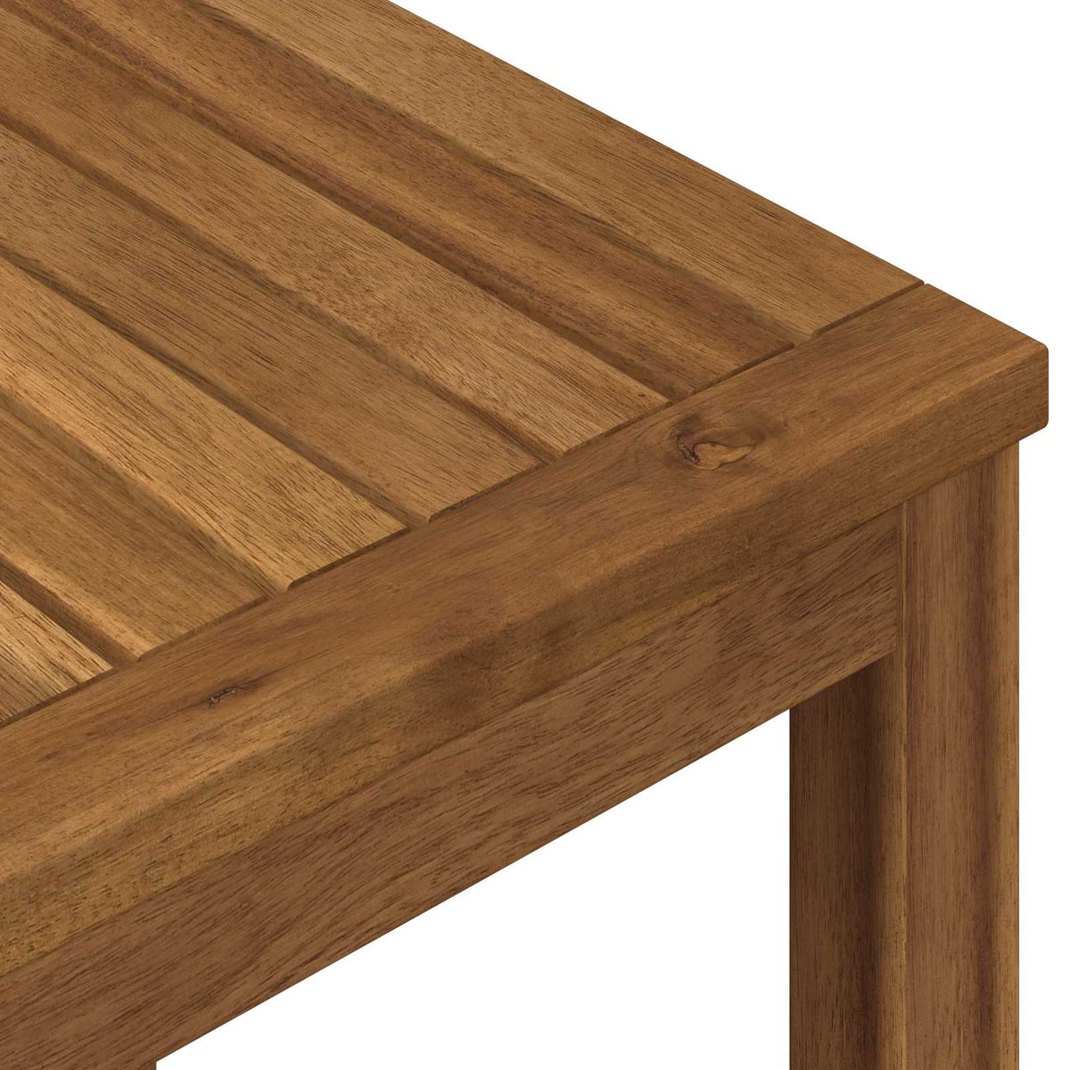 Garden Table Natural Acacia 80x80.5x75cm