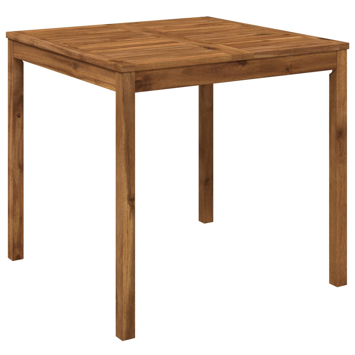 Garden Table Natural Acacia 80x80.5x75cm