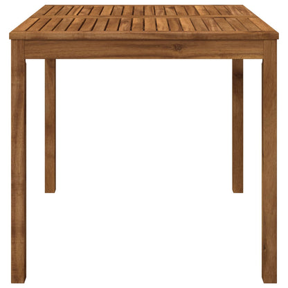 Garden Table Natural Acacia 80x80.5x75cm