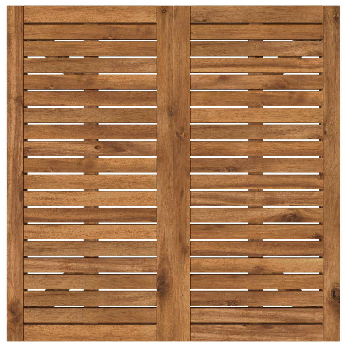 Garden Table Natural Acacia 80x80.5x75cm