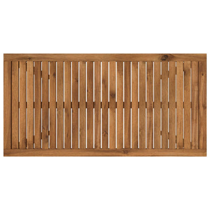 Outdoor Table Natural Wood 108.5x55x75cm