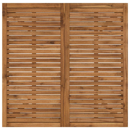 Outdoor Table Natural Acacia 110x108.5x75cm