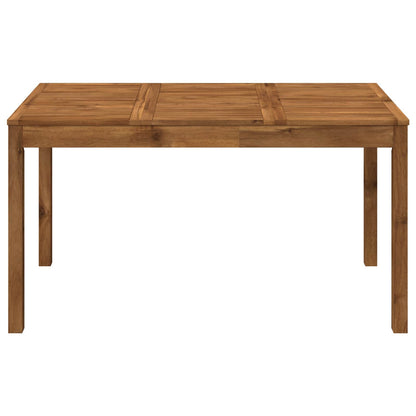 Outdoor Table Natural Acacia 141x80.5x75cm