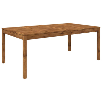 Outdoor Table Natural Wood 196x100.5x75cm