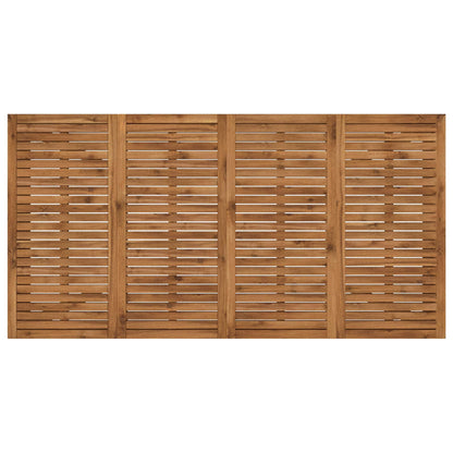 Outdoor Table Natural Wood 196x100.5x75cm