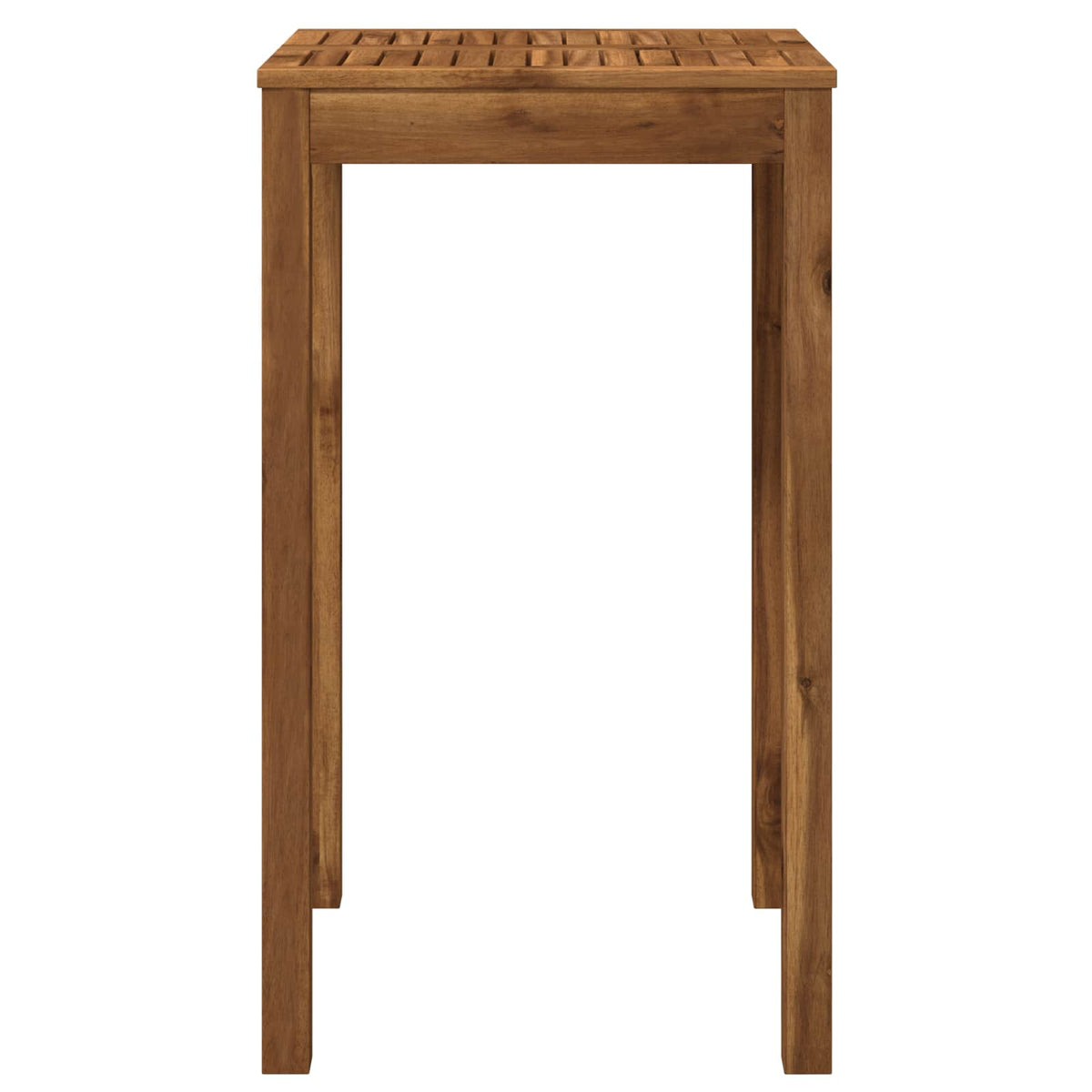 Outdoor Bar Table Natural Acacia 60x60.5x105cm