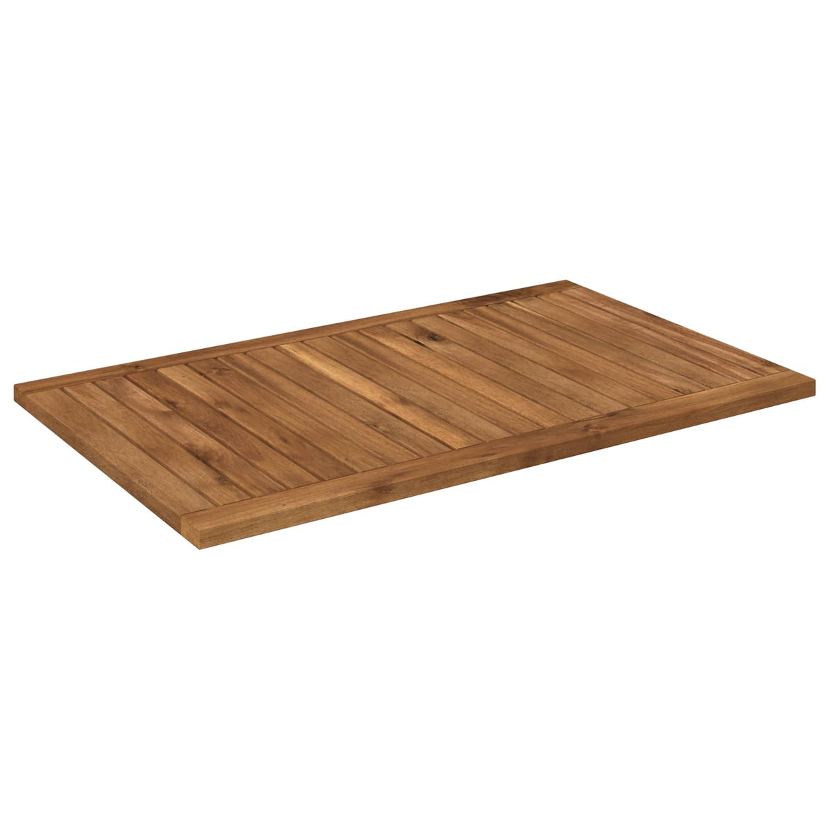 Rectangular Table Top Natural Wood 80.5x49x2cm