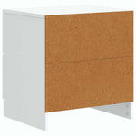 White Bedside Table Engineered Wood Cabinet | HomeAndLiving