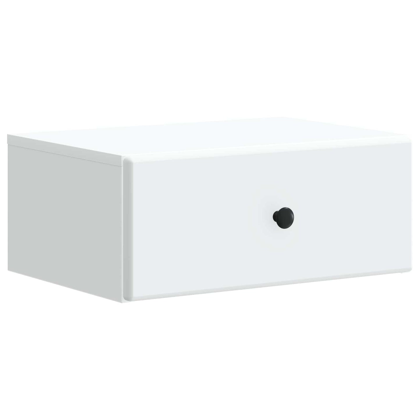 Wall-Mounted Bedside Cabinet White | HomeAndLiving