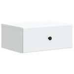 Wall-Mounted Bedside Cabinet White | HomeAndLiving