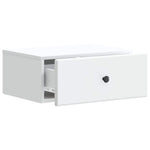 Wall-Mounted Bedside Cabinet White | HomeAndLiving