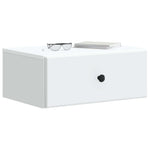Wall-Mounted Bedside Cabinet White | HomeAndLiving